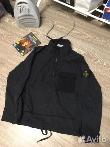 Stone island 115J1 SI house check tela cotone nylo Stone island 115J1 SI house check tela cotone nylo