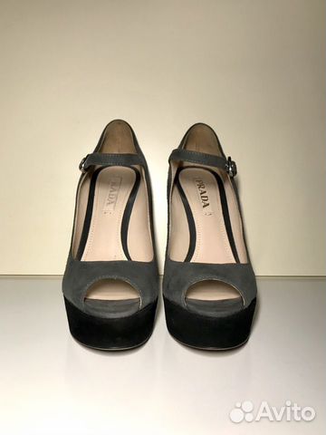 Туфли Prada оригинал. Туфли с открытым носом
