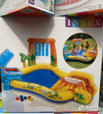 Детский бассейн intex - Игровой центр «Динозавр»