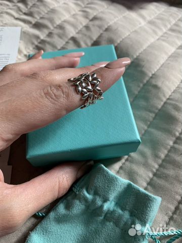 Кольцо Tiffany Оригинал Серебро 17 размер Кольцо Tiffany Оригинал Серебро 17 размер