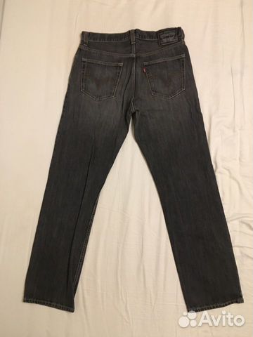 Джинсы Levi’s 505 straight fit чёрного цвета, 34*3
