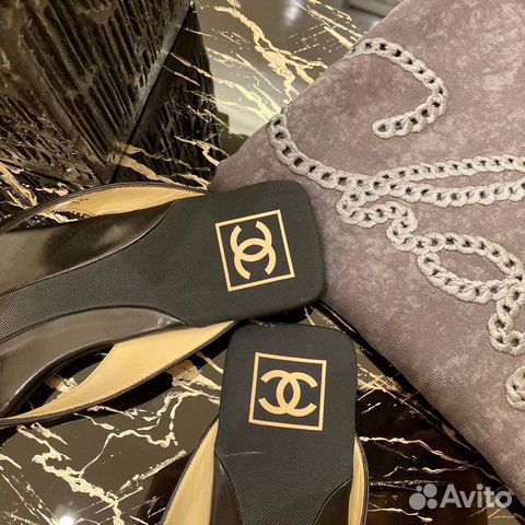 Шлёпанцы Chanel босоножки сабо сандали шлёпки