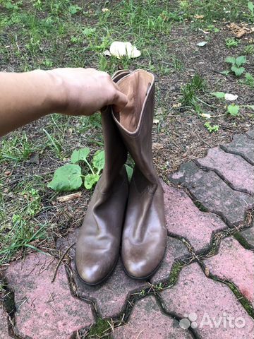 Сапоги осенние натуральная кожа