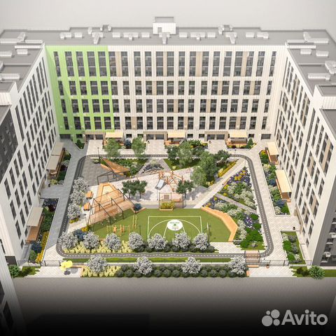 2-к квартира, 53.7 м², 9/10 эт.