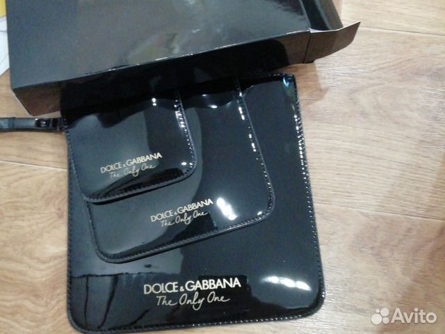 Чёрный клатч dolce gabbana