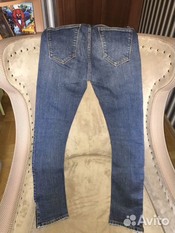 Скинни джинсы Zara с молниями на щиколотках Скинни джинсы Zara с молниями на щиколотках