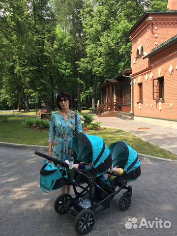 Коляска для двойни Коляска для двойни