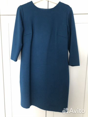 Платье изумрудного цвета 46 р