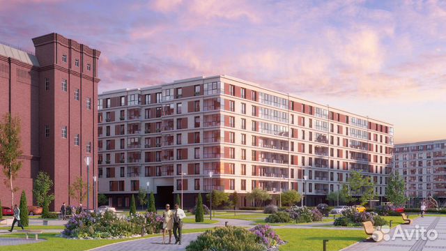 1-к квартира, 38.3 м², 6/8 эт.