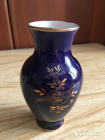 Ваза кобальт СССР