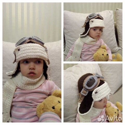 Шапка авиатор