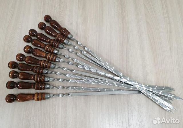 Шампур, шампур-вилка, люля