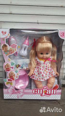 Кукла с горшком и озвучкой