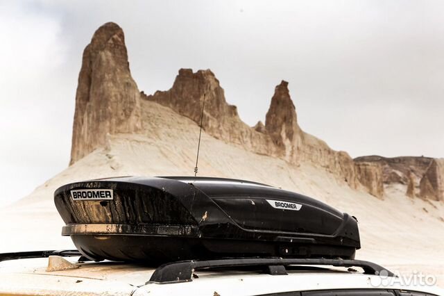 Автобокс Broomer Venture 430 Л, Черный глянец