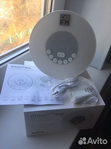 Будильник-лампа-колонка