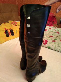 Сапоги кожаные 39р