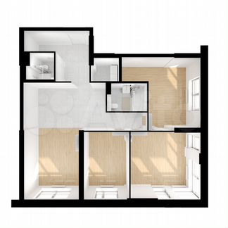 3-к апартаменты, 92.7 м², 18/28 эт.
