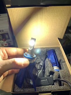 Светодиодные лампы H8, 4000 люмен