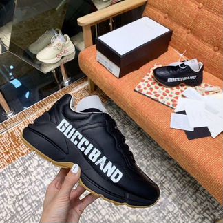Кроссовки Gucci Rhyton черные