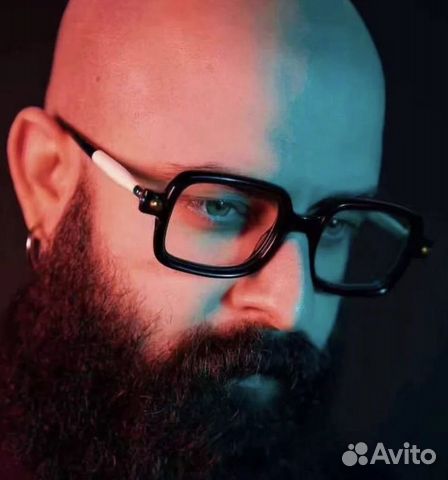 Очки квадратные с нулевыми стёклами