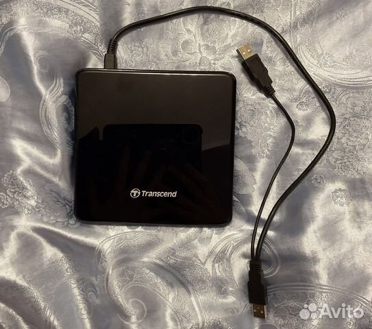 Портативный CD DVD Reader диск Transcend