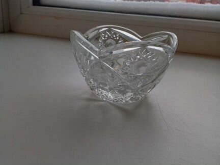 Хрустальная посуда СССР, вазочки, рюмки