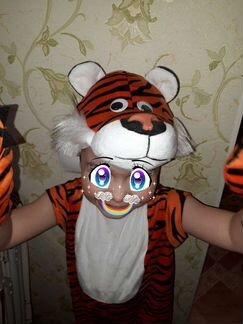 Новогодний костюм тигрёнка 116