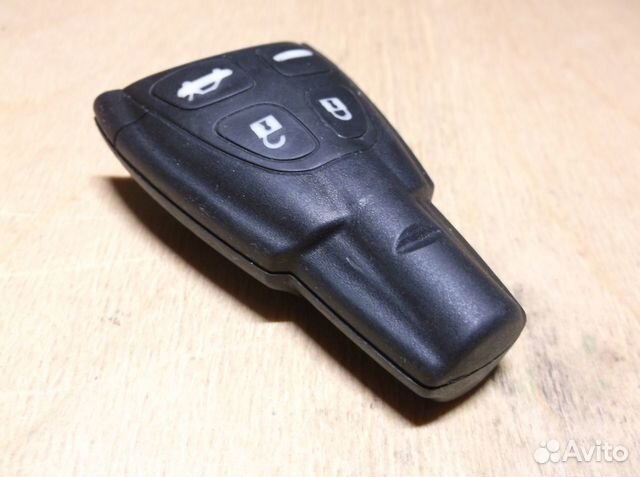 Saab оригинальный чип ключ 4 кнопки BS 12204388 E