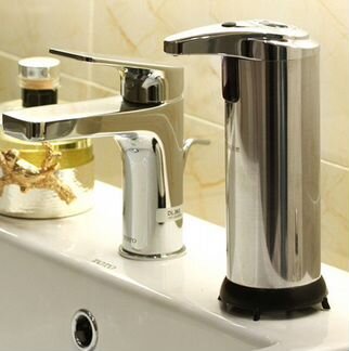 Дозатор для жидкого мыла из нержавейки, сенсорный