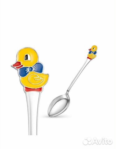 Серебряная чайная детская ложечка 25грамм, новая