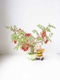 Декоративные композиции из бисера и ракушек