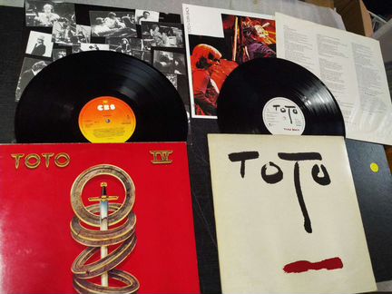 Toto фирменный винил пластинки 1981 1982