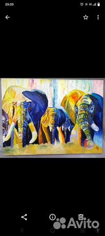 Картина маслом на холсте