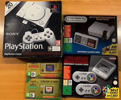 Ретро-приставки Sony, Nintendo