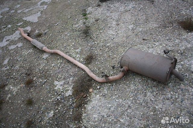 Глушитель основной mitsubishi outlander 2015