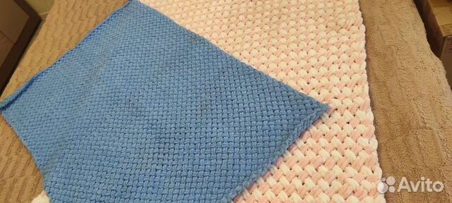 Плед из ализе пуффи