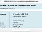 Билет на оперетту И. Кальмана «Сильва»