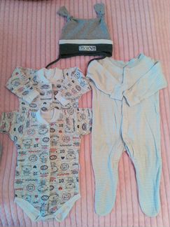 Комбинезон пакет одежды для новорожденного мальчик