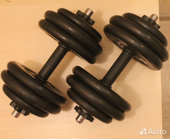 Гантели разборные Барбелл по 27 кг