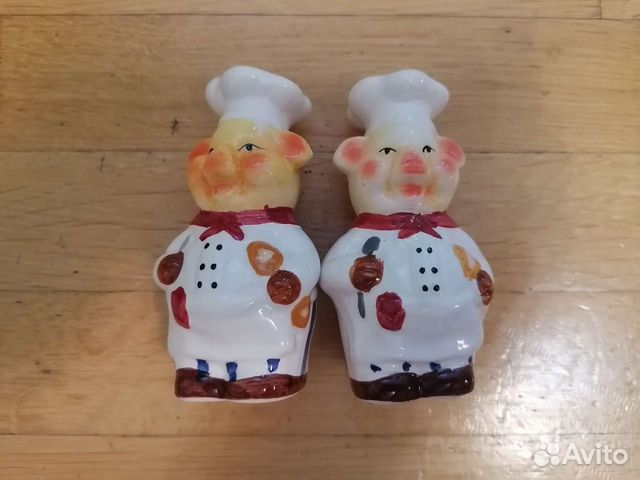 Фигурки солонка и перечница