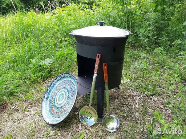 Узбекский казан + печь