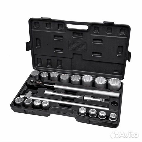 Набор инструментов AV Steel 21 предмет, 3/4