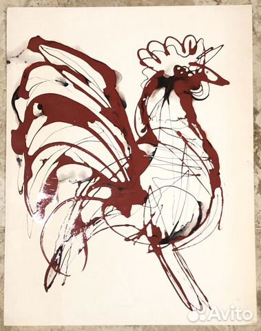 Тушь. «Петух». Тевосян Г