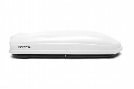 Автомобильный бокс cybort CarGo 580л. белый матовы