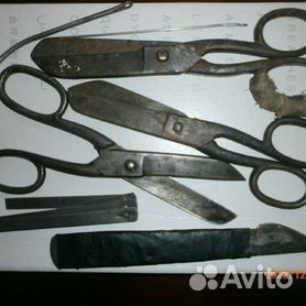 Ножницы портновские,нож,иголки цыганские СССР