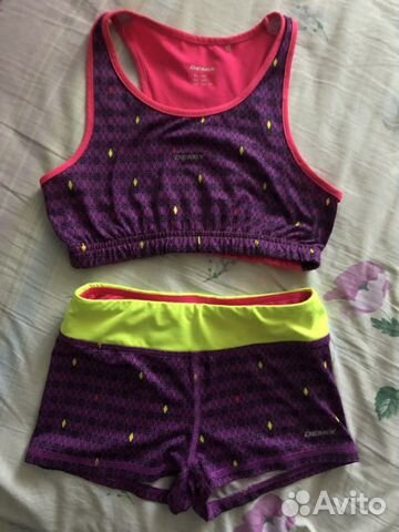 Шорты, топ для девочки Demix на 8-11 лет