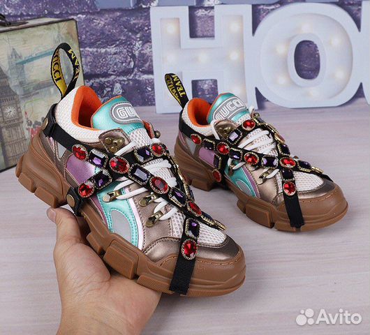 Кроссовки Gucci x Sega Fleshtrek