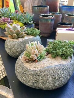 Кашпо, цветочные горшки, вазоны из натурального ка