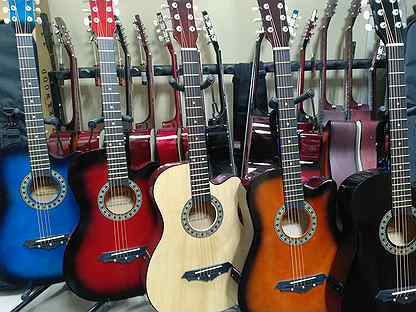 Новые гитары Belucci 3810, чехлы, струны