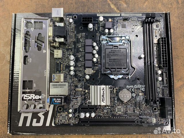 Материнская плата 1151v2 asrok h310m-hdv